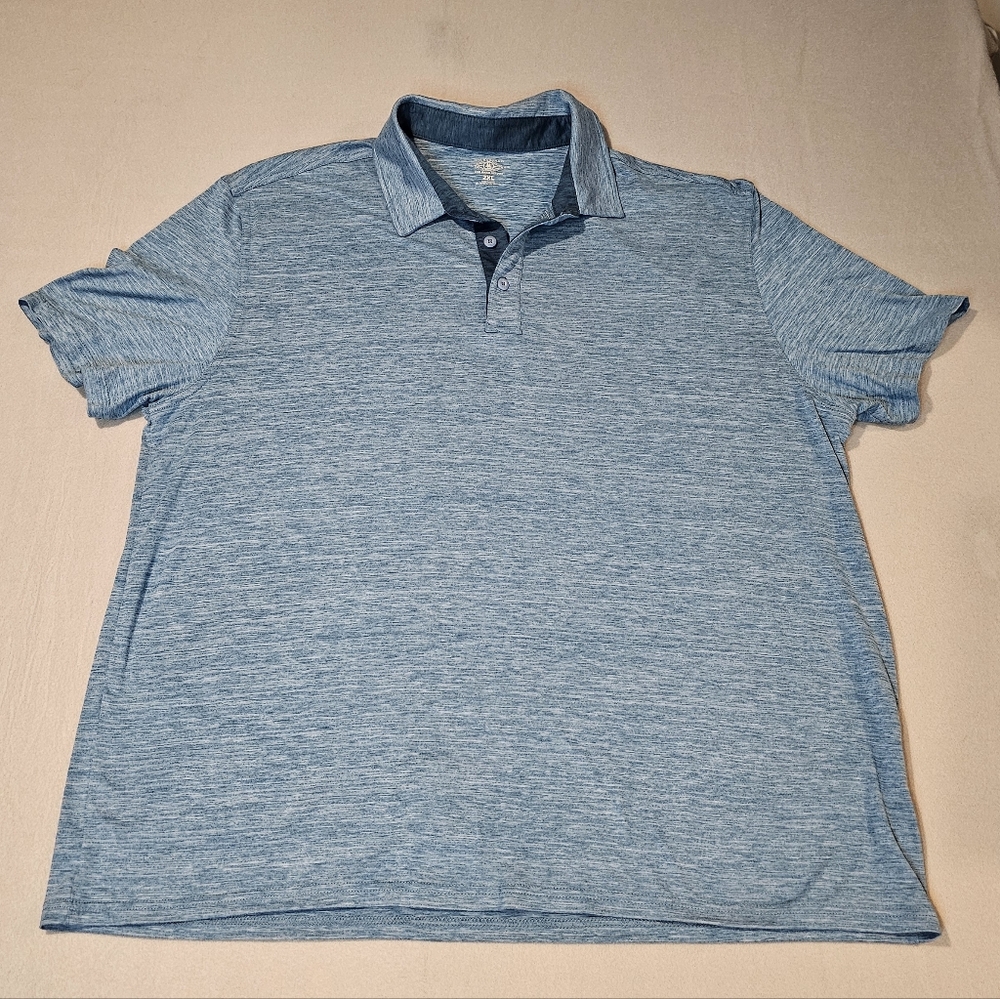GH Bass Men's Blue Polo Shirt Size 2XL‎